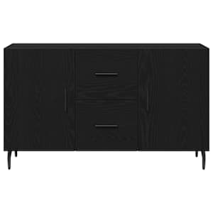 Servírovací skříň Černý dub 100 x 36 x 60 cm kompozitní dřevo - obrázek 7