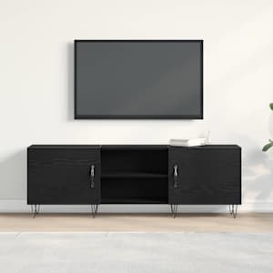 Sestava TV skříněk Černý dub 150 x 30 x 50 cm kompozitní dřevo - obrázek 4