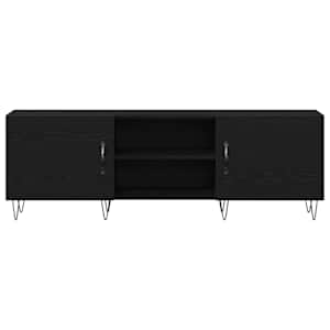 Sestava TV skříněk Černý dub 150 x 30 x 50 cm kompozitní dřevo - obrázek 7