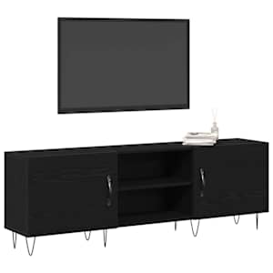 Sestava TV skříněk Černý dub 150 x 30 x 50 cm kompozitní dřevo - obrázek 3