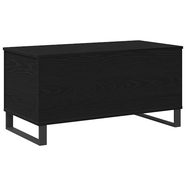 vidaXL Kohvilaud Must tamm 90 x 44,5 x 45 cm Tehispuit