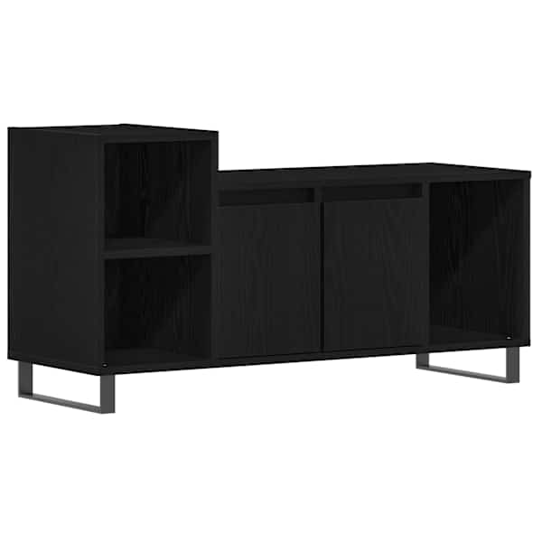 vidaXL Telerikapi komplekt 100 x 35 x 55 cm Must tamm Tehispuit