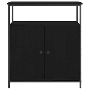 Servírovací skříň Černý dub 70 x 30 x 80 cm kompozitní dřevo - obrázek 6