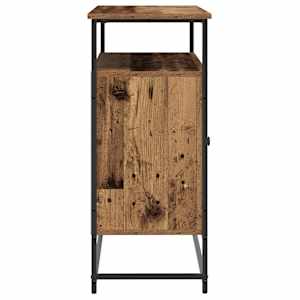 Servírovací skříň Staré dřevo 100 x 35 x 80 cm kompozitní dřevo - obrázek 7