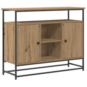 Servírovací skříň Artisanový dub 100 x 35 x 80 cm - obrázek 2
