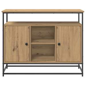 Servírovací skříň Artisanový dub 100 x 35 x 80 cm - obrázek 6