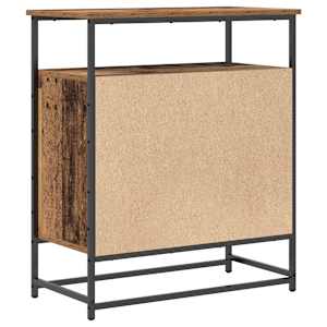 Servírovací skříň Staré dřevo 69 x 35 x 80 cm kompozitní dřevo - obrázek 8