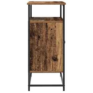 Servírovací skříň Staré dřevo 69 x 35 x 80 cm kompozitní dřevo - obrázek 7