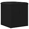 vidaXL Panipaigaga pink Must tamm 42 x 42 x 45 cm Tehispuit
