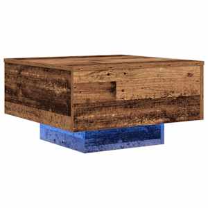 Konferenční stolek Staré dřevo 55 x 55 x 31 cm kompozitní dřevo - obrázek 2