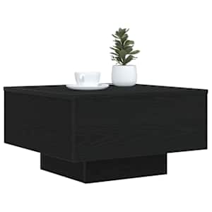 Konferenční stolek Černý dub 55 x 55 x 31 cm kompozitní dřevo - obrázek 3