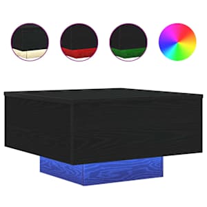 vidaXL Must tamm 55 x 55 x 31 cm Tehispuit