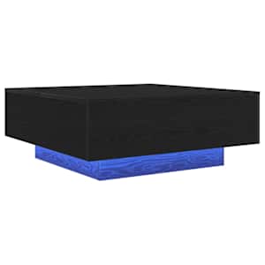 Konferenční stolek Černý dub 80 x 80 x 31 cm kompozitní dřevo - obrázek 2