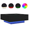 vidaXL Must tamm 80 x 80 x 31 cm Tehispuit