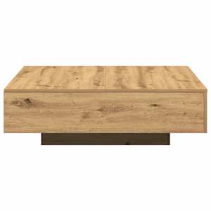 Konferenční stolek Artisanový dub 100 x 100 x 31 cm - obrázek 6