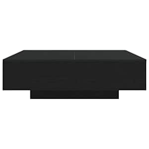 Konferenční stolek Černý dub 100 x 100 x 31 cm kompozitní dřevo - obrázek 7
