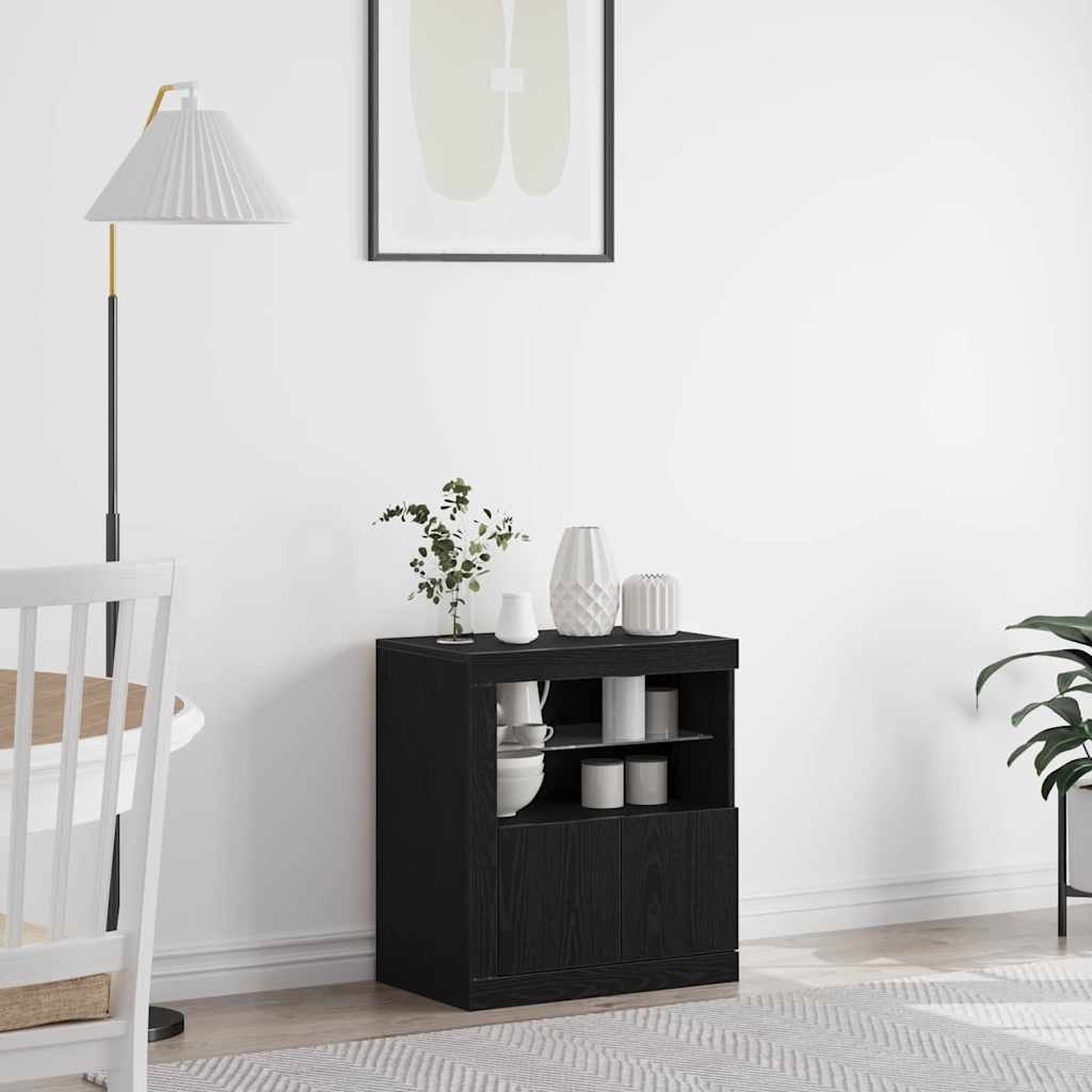 Kapp LED-valgustusega Must Tamme 60,5x37x67 cm