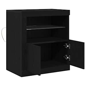 LED komoda Černá 60,5 x 37 x 67 cm kompozitní dřevo - obrázek 7