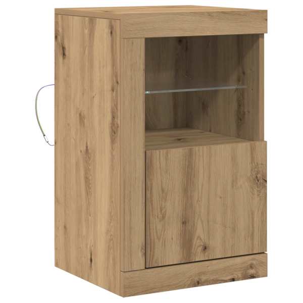 vidaXL LED Kummuti 41 x 37 x 67 cm Tehispuit K&auml;sit&ouml;&ouml;puu