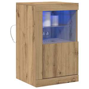 LED komoda 2 pcs Artisanový dub 41 x 37 x 67 cm - obrázek 3