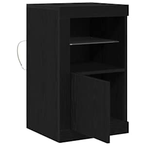 LED komoda 2 pcs Černý dub 41 x 37 x 67 cm kompozitní dřevo - obrázek 7