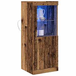 LED komoda Hnědá 41 x 37 x 100 cm kompozitní dřevo - obrázek 3