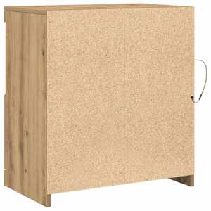 LED komoda Hnědá 60,5 x 37 x 67 cm kompozitní dřevo - obrázek 9