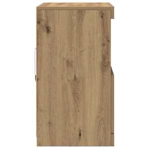 LED komoda Hnědá 60,5 x 37 x 67 cm kompozitní dřevo - obrázek 8