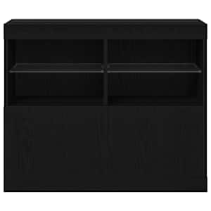 LED komoda Černá 81 x 37 x 66,5 cm kompozitní dřevo - obrázek 7