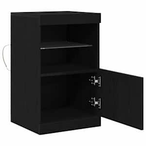 LED komoda Černý dub 41 x 37 x 67 cm kompozitní dřevo - obrázek 7