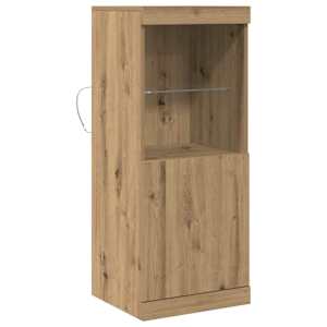 LED komoda Artisanový dub 41 x 37 x 100 cm kompozitní dřevo - obrázek 5