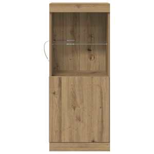 LED komoda Artisanový dub 41 x 37 x 100 cm kompozitní dřevo - obrázek 6