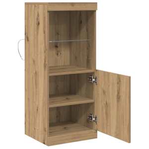 LED komoda Artisanový dub 41 x 37 x 100 cm kompozitní dřevo - obrázek 7