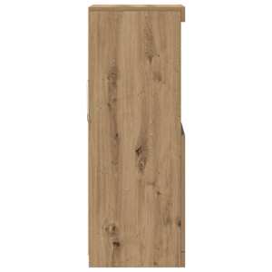 LED komoda Artisanový dub 41 x 37 x 100 cm kompozitní dřevo - obrázek 8