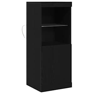 LED komoda Černý dub 41 x 37 x 100 cm kompozitní dřevo - obrázek 5