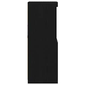 LED komoda Černý dub 41 x 37 x 100 cm kompozitní dřevo - obrázek 8