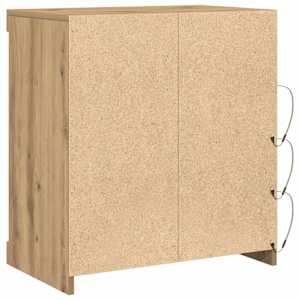 LED komoda Artisanový dub 60,5 x 37 x 67 cm kompozitní dřevo - obrázek 8