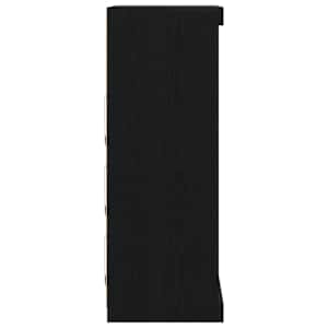 LED komoda Černý dub 60,5 x 37 x 100 cm kompozitní dřevo - obrázek 7