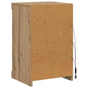 LED komoda Artisanový dub 41 x 37 x 67 cm kompozitní dřevo - obrázek 8