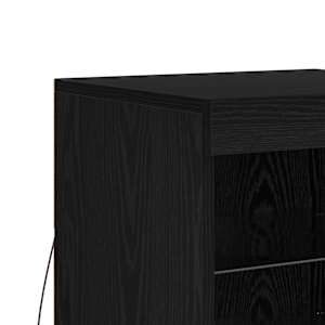 LED komoda Černý dub 41 x 37 x 67 cm kompozitní dřevo - obrázek 11