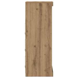 LED komoda Artisanový dub 41 x 37 x 100 cm kompozitní dřevo - obrázek 7