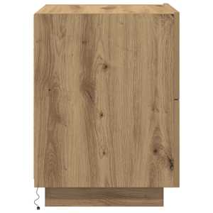 Noční skříňka Artisanový dub 45 x 40 x 55 cm kompozitní dřevo - obrázek 7