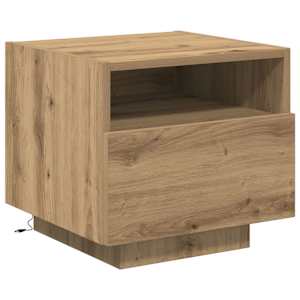 Noční skříňka se zásuvkou 2 pcs Artisanový dub 40 x 39 x 37 cm - obrázek 6