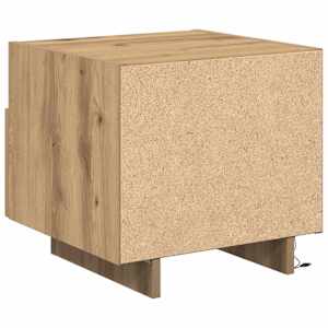 Noční skříňka se zásuvkou 2 pcs Artisanový dub 40 x 39 x 37 cm - obrázek 10