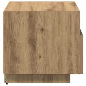 Noční skříňka se zásuvkou 2 pcs Artisanový dub 40 x 39 x 37 cm - obrázek 9