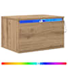 vidaXL Seinale kinnitatav &ouml;&ouml;kapp 2 tk K&auml;sit&ouml;&ouml;puu 50 x 36 x 30 cm