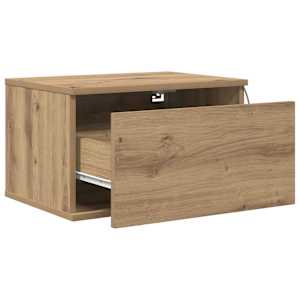 Nástěnná noční skříňka 2 pcs Artisanový dub 50 x 36 x 30 cm - obrázek 7