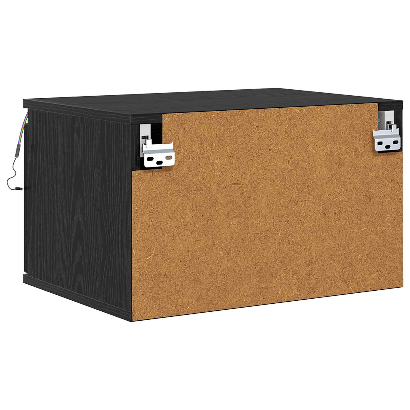 Стенен шкаф за нощно шкафче 2 pcs Черния дъб 50 x 36 x 30 см - Image 11