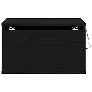Nástěnná noční skříňka 2 pcs Černý dub 50 x 36 x 30 cm - obrázek 8