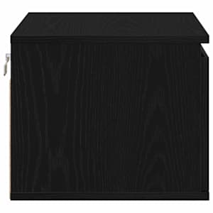 Nástěnná noční skříňka 2 pcs Černý dub 50 x 36 x 30 cm - obrázek 9